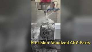 Präzisions-CNC-Bearbeitung anodierte Teile