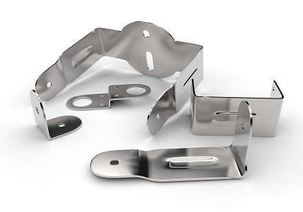 Stempelteile aus Aluminium, präzise, auf kundenspezifische Weise gefertigte Metallbleche, Stempelkomponenten