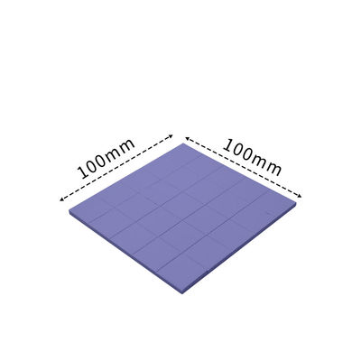 Kautschuk-Wärmeleitfähigkeit Pad Teile Hochtemperatur Silikon Pad ISO9001