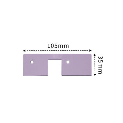 Industrieelektronik Wärmedämmung Silicone Cpu Pad 0,5 mm-15 mm Dicke