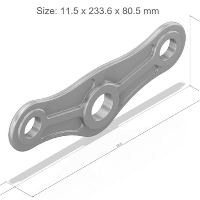 Titan Grade 5 / 6AL-4V9 Verstellbarer Schalter für die Oberflächenrauheit 0,4um Ra