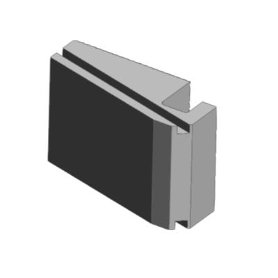CNC-Fräsen von Stahl Pinza 005 E1 mit CNC-Bearbeitung und 88,0x56,0x39,0 mm