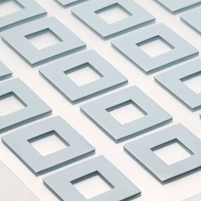 Wärmeleitfähiges Grautemperatur-Silicone-Gummi-Pad mit 0,3 mm bis 15 mm verfügbaren Proben
