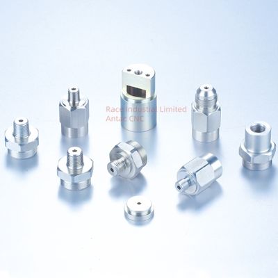 Aluminium Messing Edelstahl CNC Drehteile Präzisionskomponenten Polieren Anodisierung Behandlung
