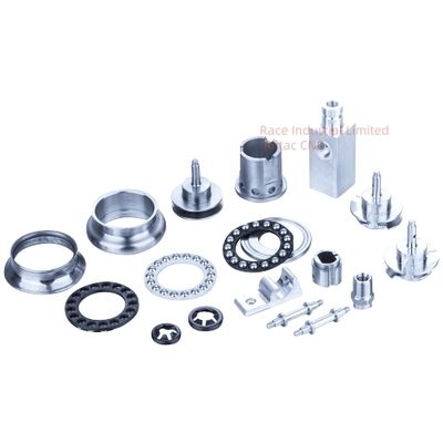 Aluminium Messing Edelstahl CNC Drehteile Präzisionskomponenten Polieren Anodisierung Behandlung