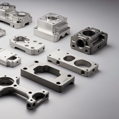 Härte nach dem Material Aluminiumlegierung CNC-Bearbeitungsteile Seriennummer FLC-1 Präzisionsmetallteile für Automatisierungsausrüstung